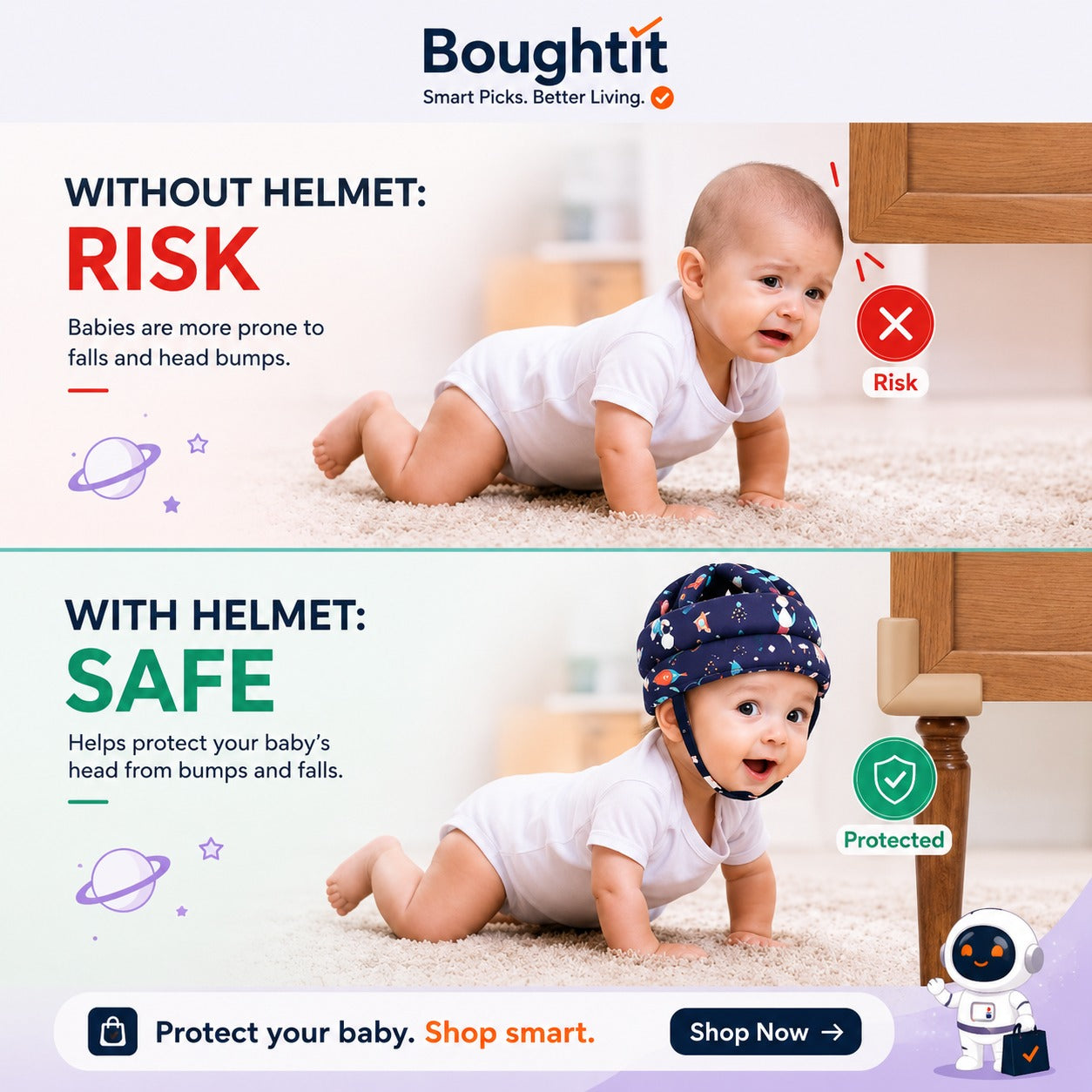𝗕𝗮𝗯𝘆 𝗛𝗲𝗮𝗱 𝗣𝗿𝗼𝘁𝗲𝗰𝘁𝗼𝗿 - 𝗕𝗮𝗯𝗶𝗚𝘂𝗮𝗿𝗱